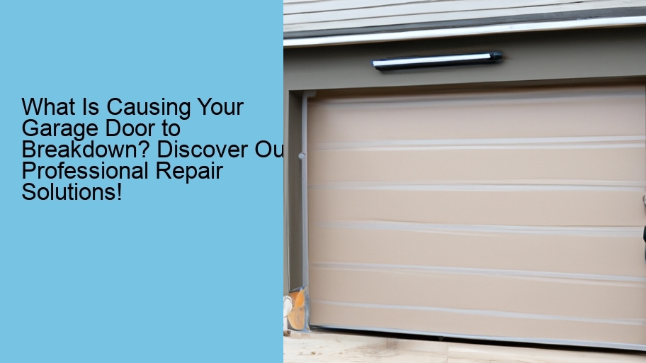 What Is Causing Your Garage Door to Breakdown? Discover Our Professional Repair Solutions!