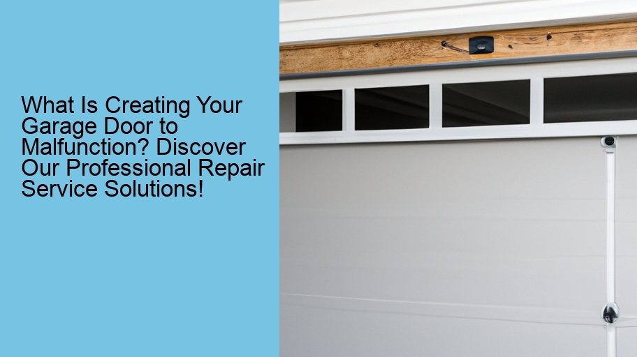What Is Creating Your Garage Door to Malfunction? Discover Our Professional Repair Service Solutions!