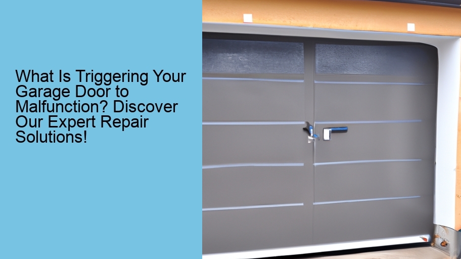 What Is Triggering Your Garage Door to Malfunction? Discover Our Expert Repair Solutions!