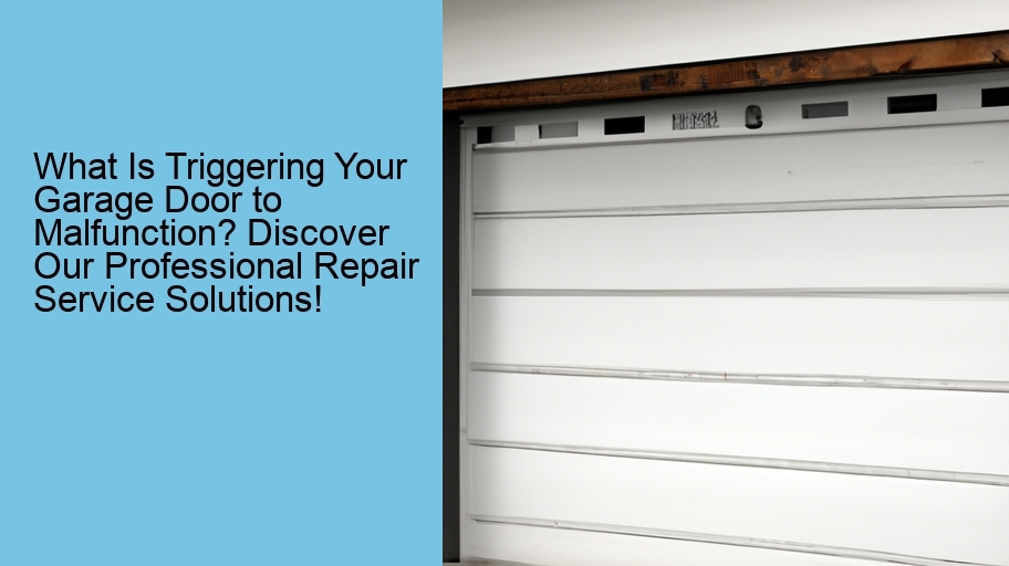 What Is Triggering Your Garage Door to Malfunction? Discover Our Professional Repair Service Solutions!